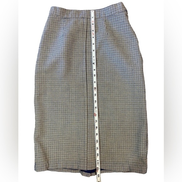 Vintage Snyder Craft Wool Checkered Pencil Skirt - Picture 8 of 14